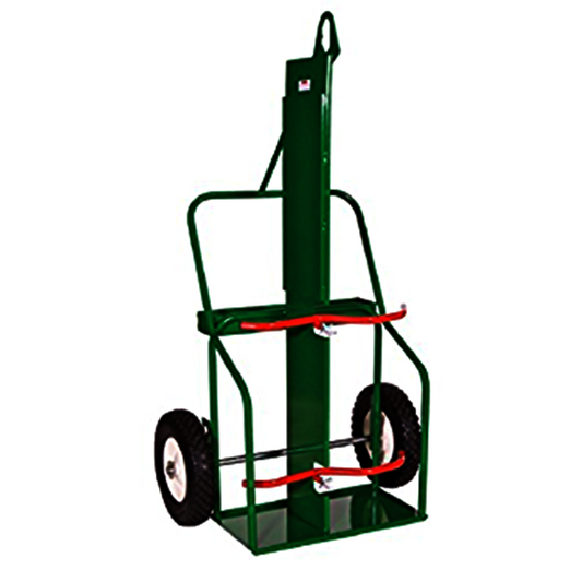 Sumner Manufacturing Company 1 Cylinder Cart With Flat Free Wheels And Curved Handle