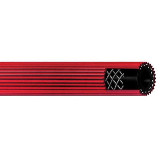 RADNOR™ 1/4" X 25' Red EPDM Rubber Hose With BB Hose Fittings