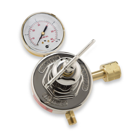 Miller® Smith® Heavy Duty Series 46™  Oxygen, Acetylene, LP gas, and Nitrogen Single-Stage Regulator