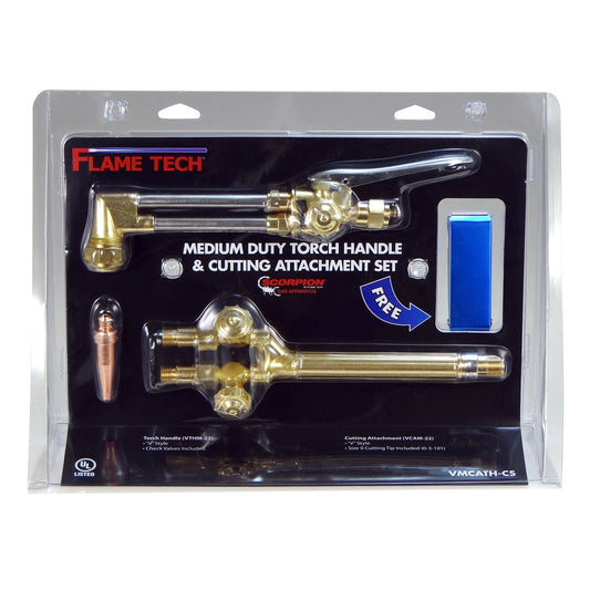 Flame Tech® Medium Duty Cutting Attachment and Torch Handle Set