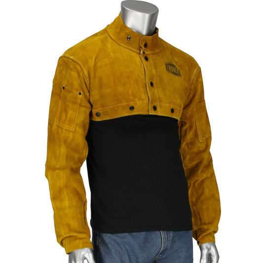 Protective Industrial Products Medium Ironcat® Gold Split Leather Welding Cape Sleeve