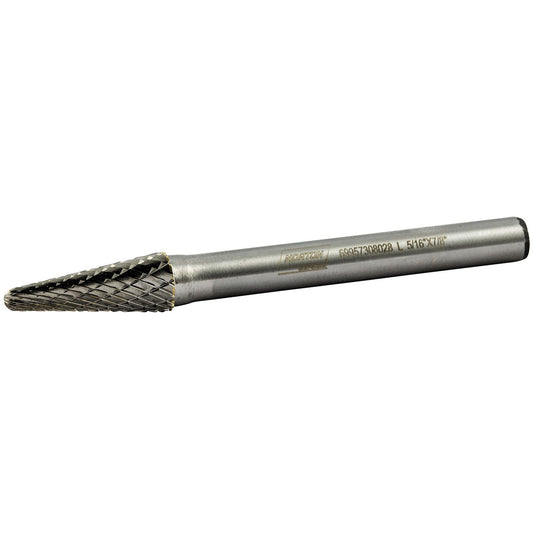 Saint-Gobain Abrasives Inc. 5/16" X 7/8" Ball Nose Cone Double Cut Tungsten Carbide Burr