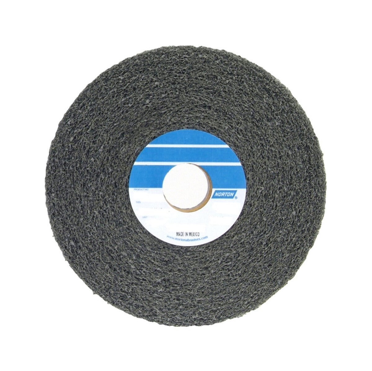 Norton® 4 1/2" X 5/8" Medium Grade Silicon Carbide Bear-Tex Clean & Finish Gray Non-Woven Convolute Wheel