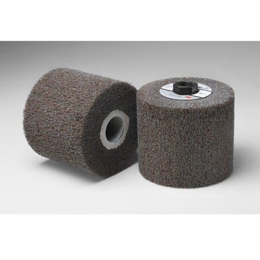 3M™ 4 1/2" X 4" X 5/8" Medium Grade Aluminum Oxide Scotch-Brite™ Brown Brush