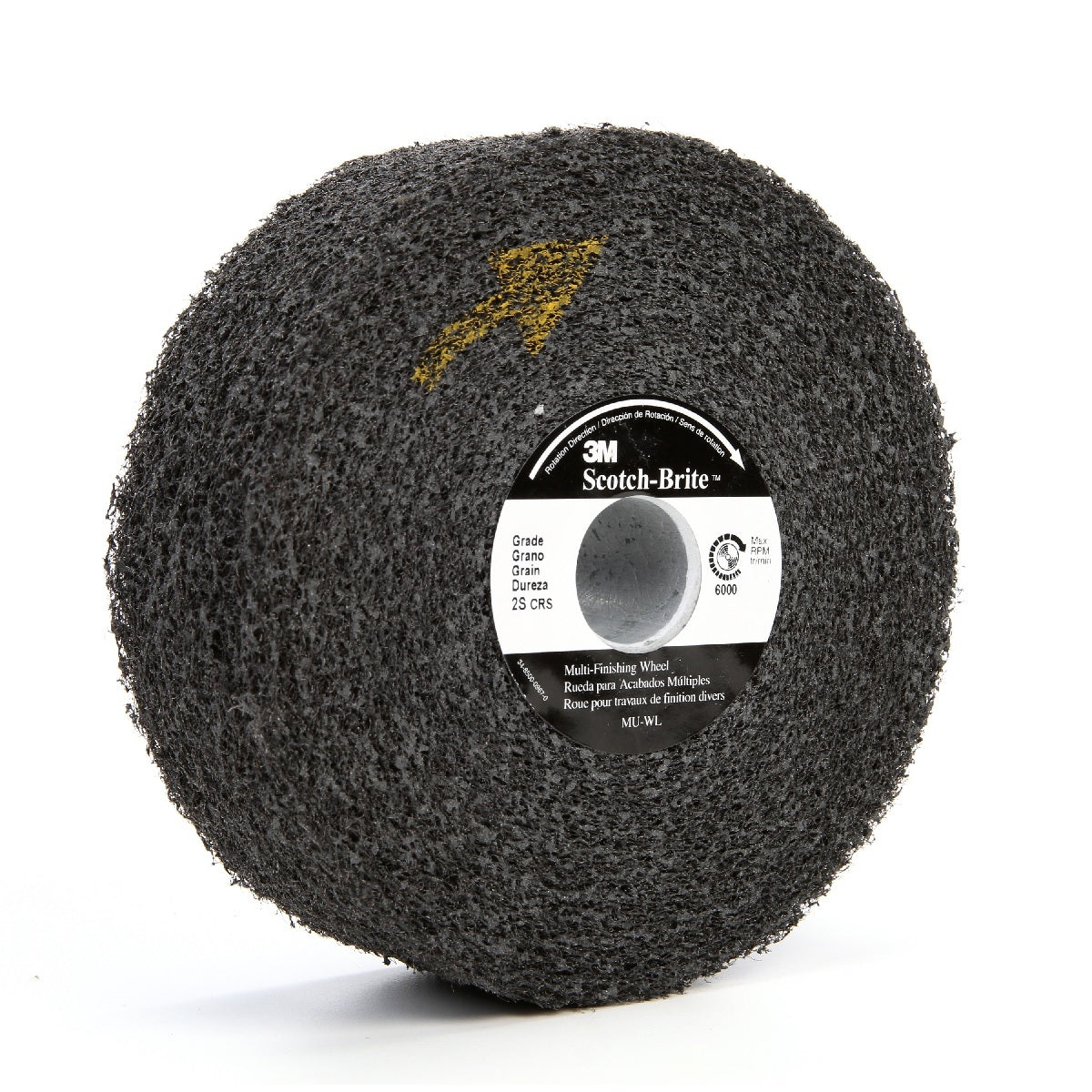 3M™ 6" X 2" X 1" Coarse Grade Silicon Carbide Scotch-Brite™ Black Disc