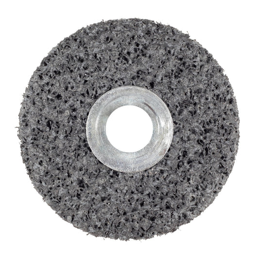 3M™ 4" X 1" X 1/2" Extra Coarse Grade Silicon Carbide Scotch-Brite™ Black Disc