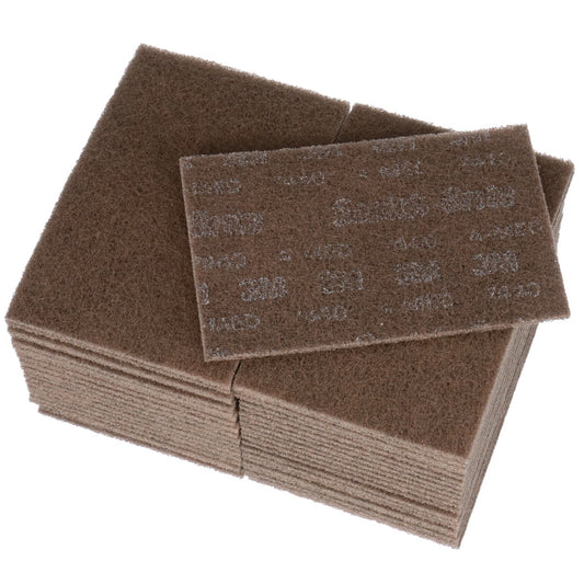 3M™ 6" X 9" Medium Grade Aluminum Oxide Scotch-Brite™ Tan Belt