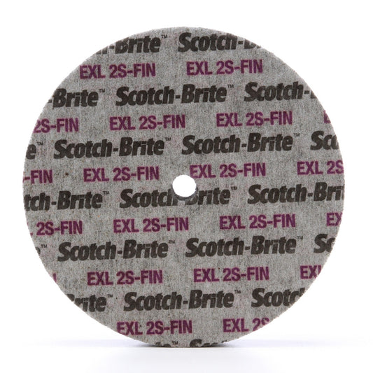 3M™ 6" X 1" X 1/2" Fine Grade Silicon Carbide Scotch-Brite™ Gray Disc