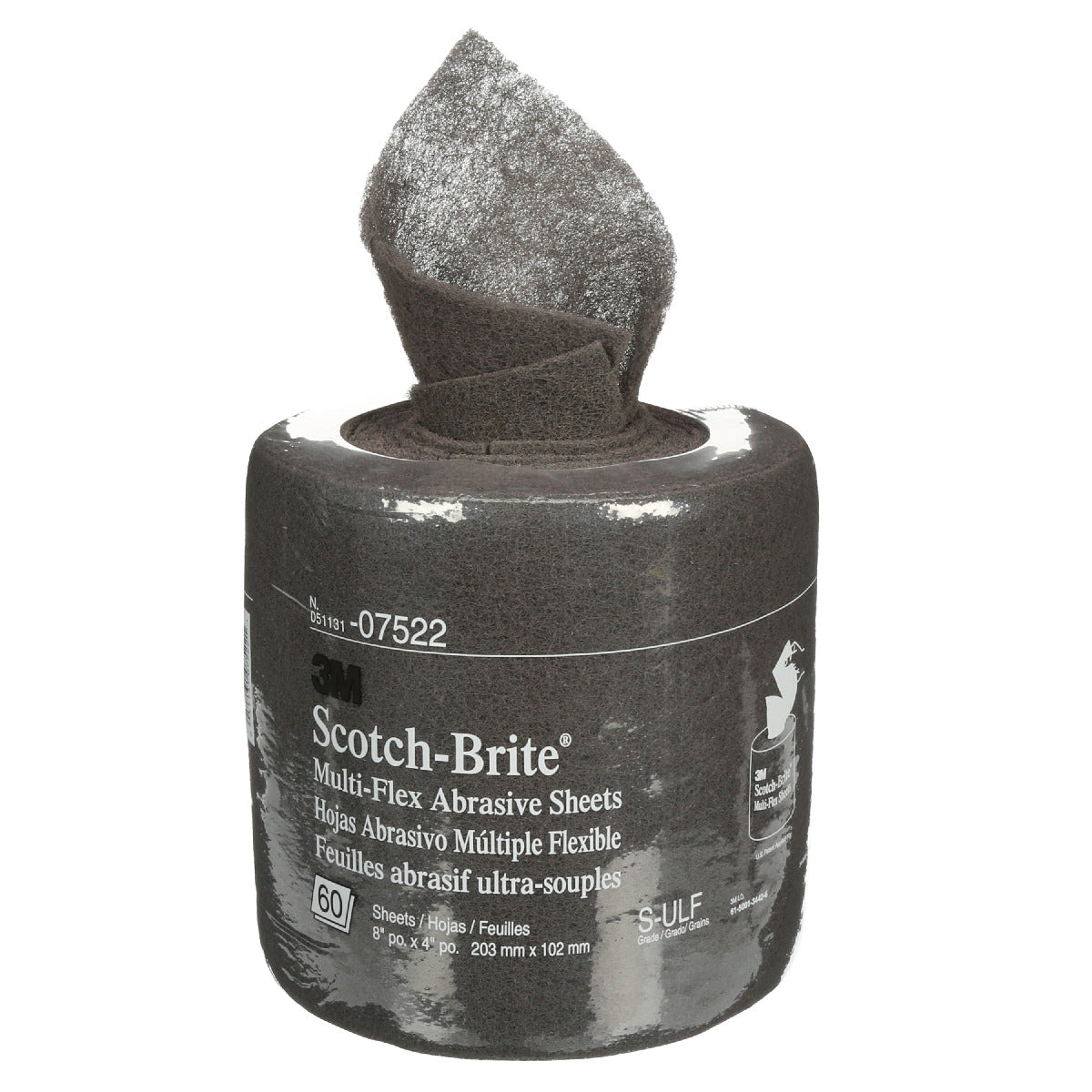 3M™ 8" X 20'" Ultra Fine Grade Silicon Carbide Scotch-Brite™ Gray Roll