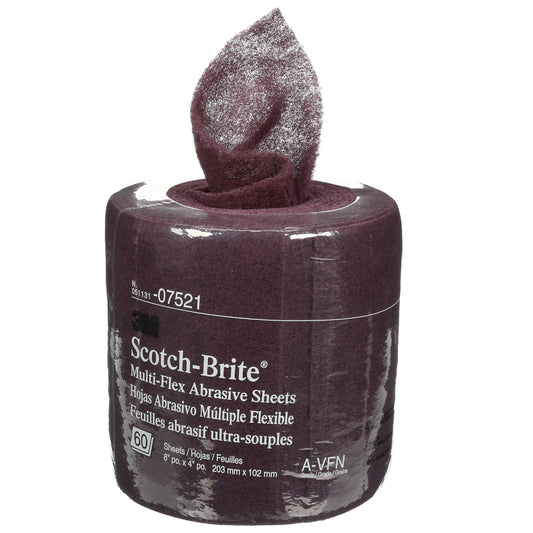 3M™ 8" X 20'" Very Fine Grade Aluminum Oxide Scotch-Brite™ Red Roll