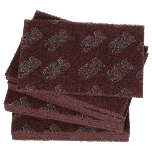 3M™ 6" X 9" Very Fine Grade Aluminum Oxide Scotch-Brite™ Red Belt