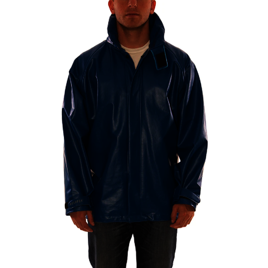 Tingley X-Large Blue 32" Eclipse™ 26 mil PVC And Nomex® Rain Coat