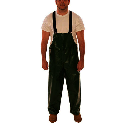 Tingley Medium Green 32" Iron Eagle® 10 mil Polyurethane And Nylon Bib Overalls