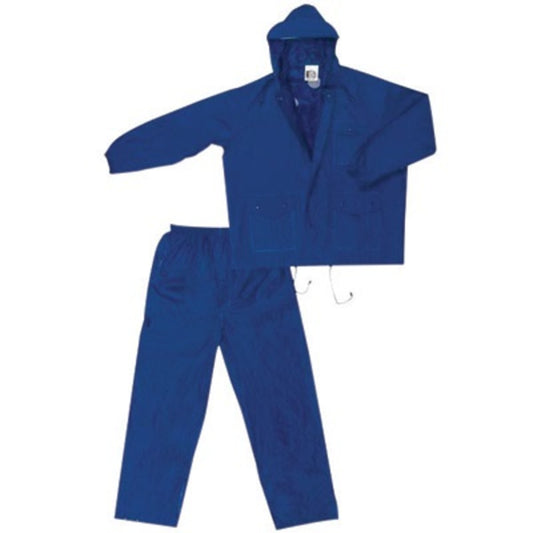 MCR Safety® Small Blue Challenger .18 mm Nylon/PVC Suit