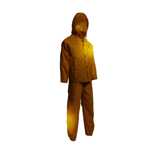 Dunlop® Protective Footwear 5X Yellow Sitex .35 mm Polyester And PVC Suit