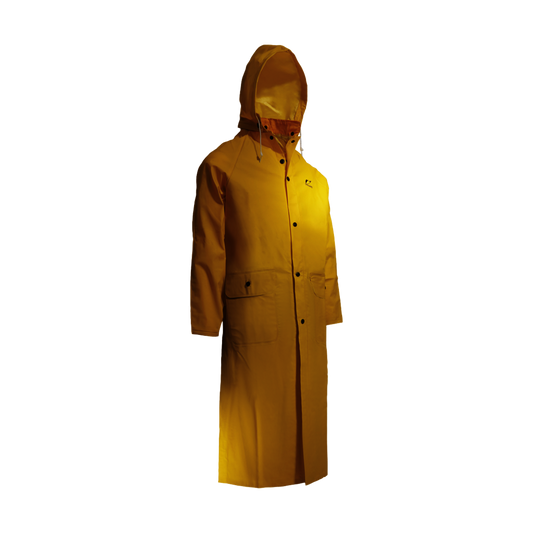 Dunlop® Protective Footwear 5X Yellow 48" Sitex .35 mm Polyester And PVC Coat/Jacket