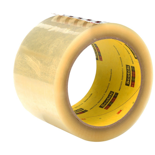 3M™ 2.83" X 54.68 yd Clear Scotch® 373 2.5 mil Polypropylene Box Sealing Tape