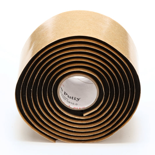 3M™ 1.5" X 60" Black Scotchfil™ 125 mil Putty Electrical Tape