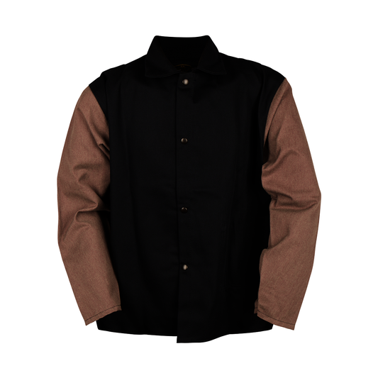 Tillman® Medium Black Westex® FR-7A®/Cotton/Twaron® Lenzing® Flame Resistant Jacket With Snap Closure