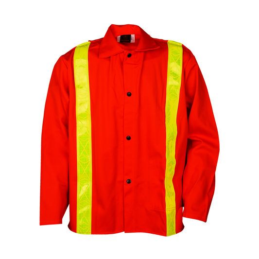 Tillman® Medium 30" Orange Westex® FR-7A®/Cotton Flame Resistant Jacket With Snap Closure