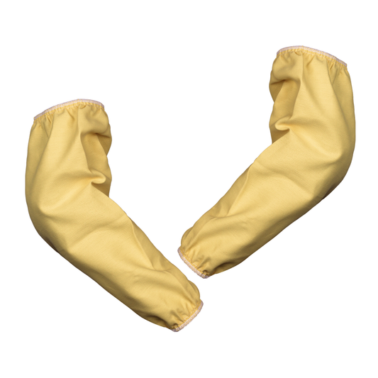 Tillman® Tan DuPont®Kevlar® Twill Flame Resistant Sleeves With Elastic Closure And Internal Elastic On Both Ends