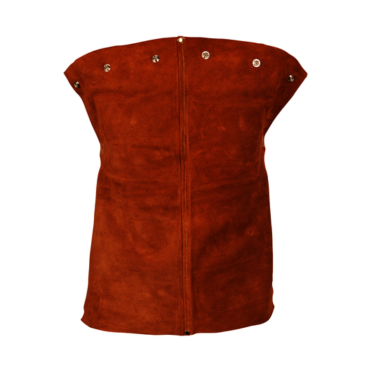 Tillman® 2X 20" Dark Brown Premium Side Split Cowhide Leather Bib