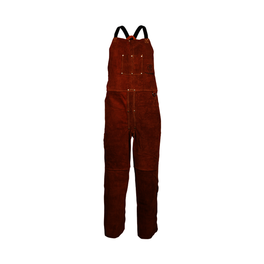 Tillman® 24" X 54" Dark Brown Premium Side Split Cowhide Leather Split Leg Bib Apron