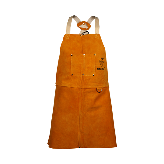 Tillman® 24" X 28" Bourbon Brown Premium Side Split Cowhide Leather Bench Apron