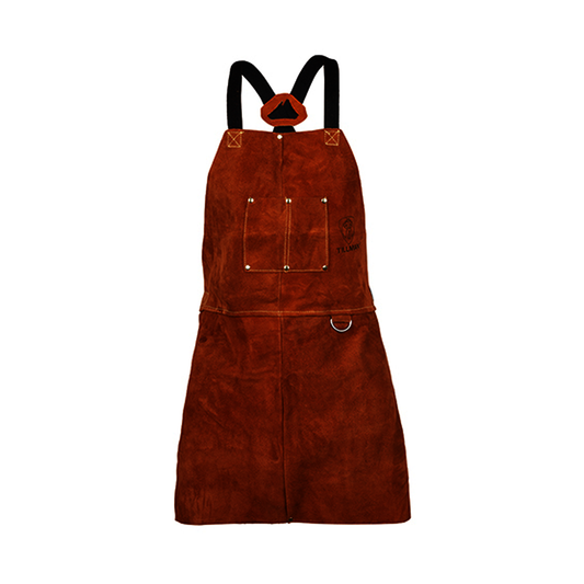 Tillman® 24" X 28" Dark Brown Premium Side Split Cowhide Leather Bench Apron