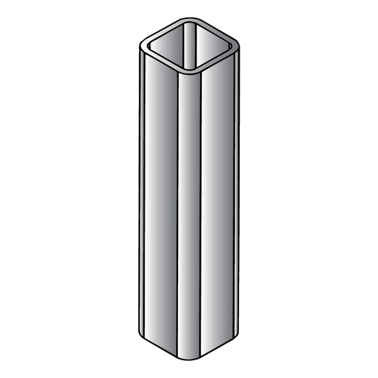Tillman® 8" Galvanized Steel Column (For Floor Mounted Curtain Systems)