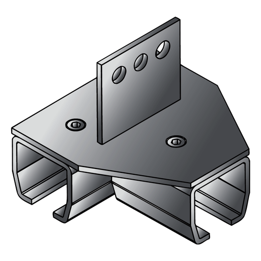 Tillman® Galvanized Steel 3-Way T-Connector