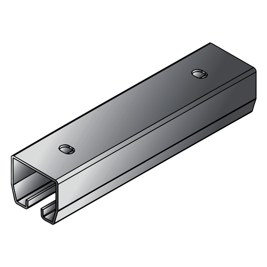 Tillman® 5' Galvanized Steel Track Wall Mount (For Rolling Curtain Systems)