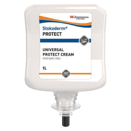 Deb 1 Liter Refill Yellow Stokoderm® Fragrance-Free Skin Care Cream