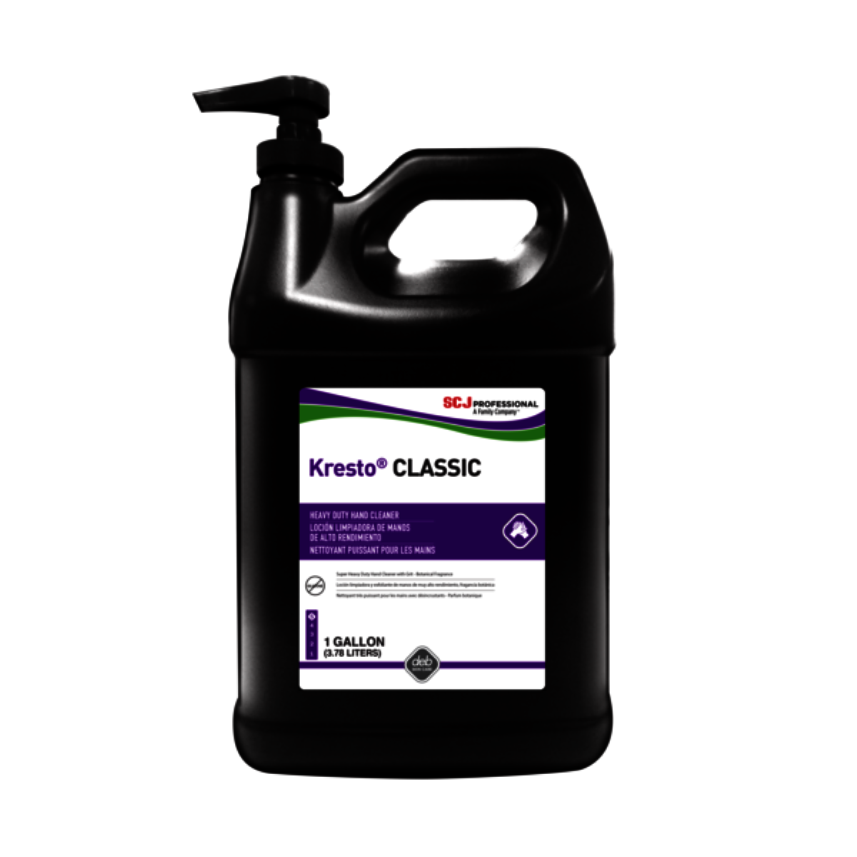 Deb 1 Gallon Pump Bottle Beige Kresto® Fougere Scented Hand Cleaner
