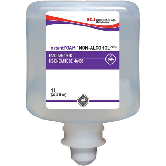 SC Johnson Professional 1 Liter Refill Clear InstantFOAM™ Non-Alcohol Pure Fragrance-Free Hand Sanitizer