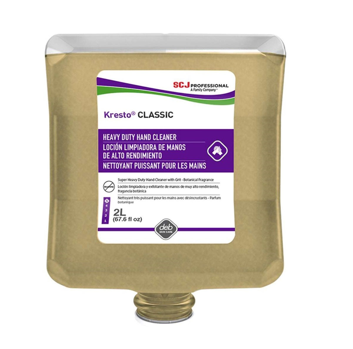 Deb 2 Liter Refill Beige Kresto® Fougere Scented Hand Cleaner