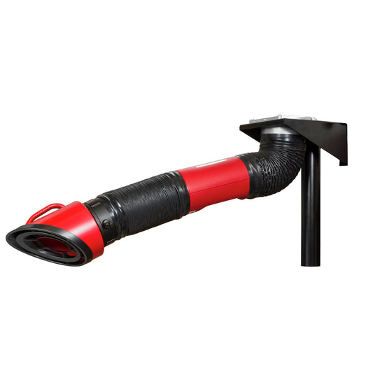 Lincoln Electric® Air Cooled Telescopic Fume Arm - 8' Cable/Wall Mount Connector