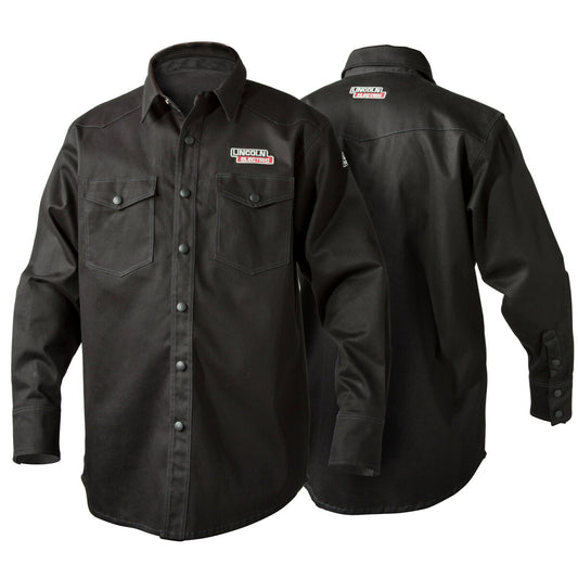 Lincoln Electric® Medium Black Cotton Flame Retardant Jacket