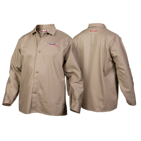 Lincoln Electric® 2X Khaki Cotton Flame Retardant Jacket