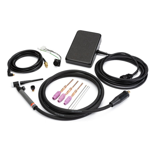 Lincoln Electric® POWER MIG® 210 MP® 150 Amp Air Cooled TIG Torch Kit With Valve Head And 12.5' Cable