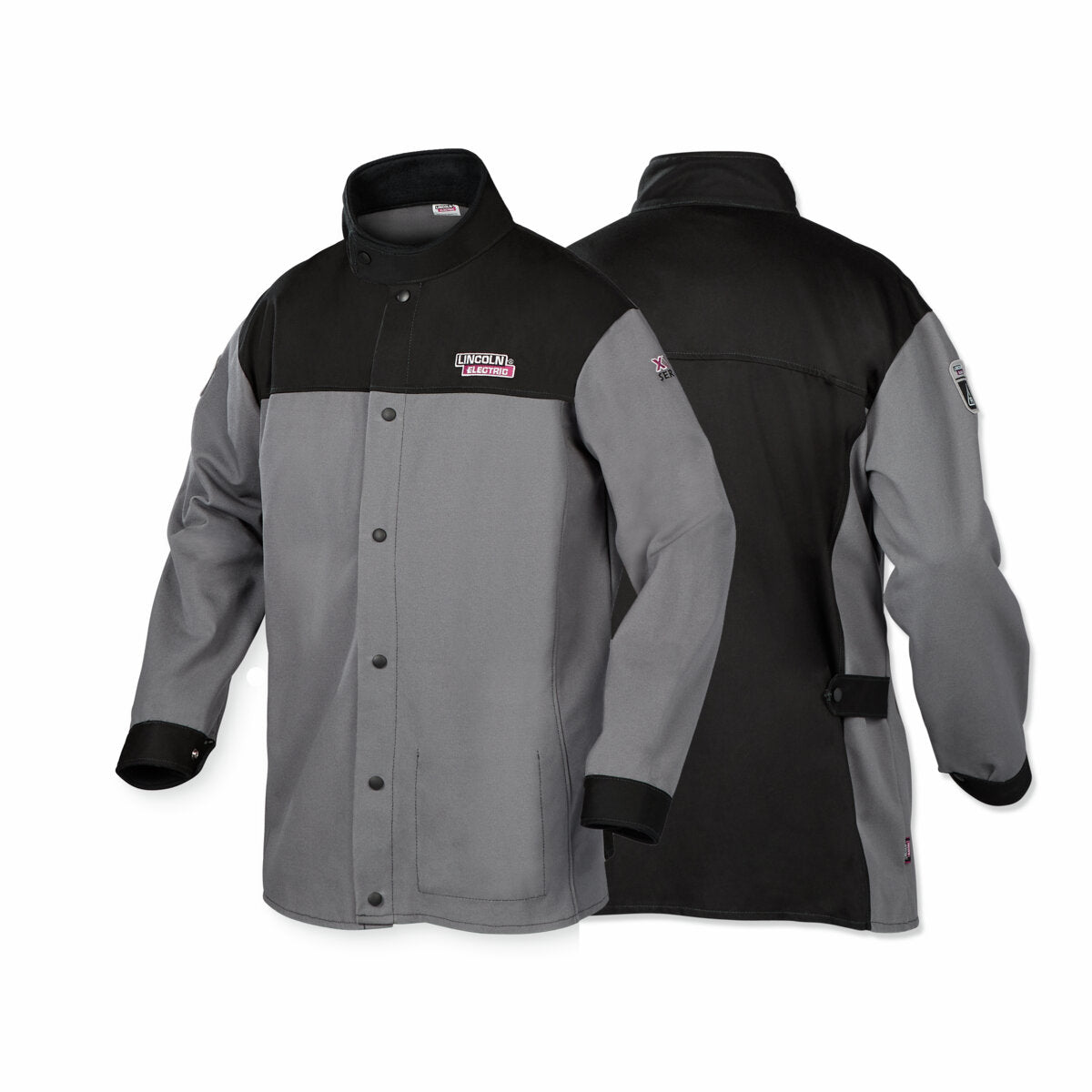 Lincoln Electric® 2X Gray Cotton Flame Retardant Jacket ...