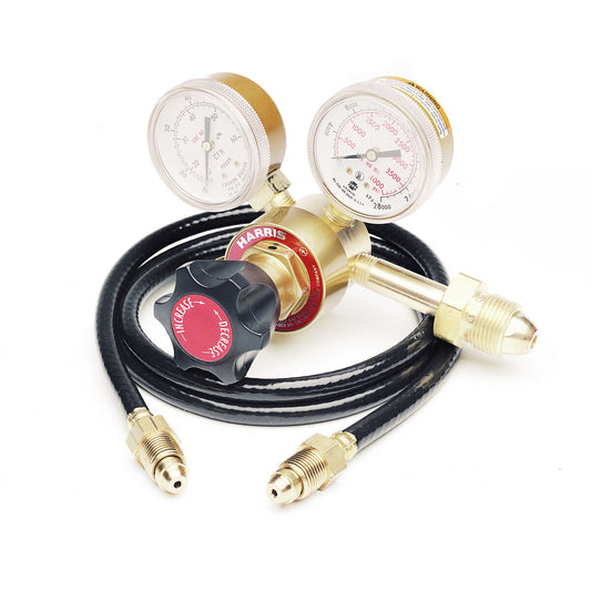 Harris® Deluxe Adjustable CO2, Argon and Argon Blend Dual Scale Flow Gauge
