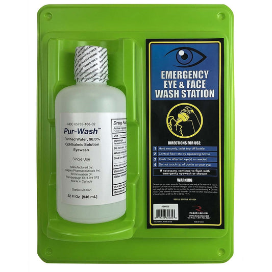 Radians, Inc. 32 Ounce Bottle Personal Eye Wash Station