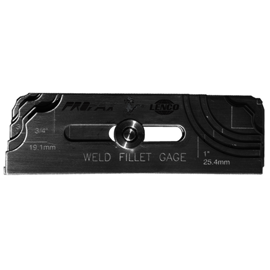 Profax® 1/8" - 1" Stainless Steel 7 Piece Weld Fillet Gauge