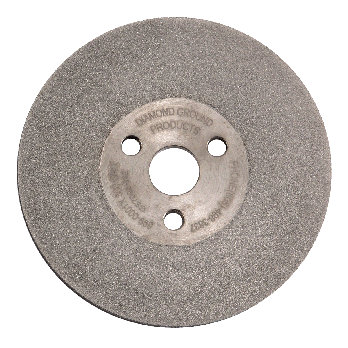 Diamond Ground 3.15" Steel 300 Grit Double Sided Grinding Wheel