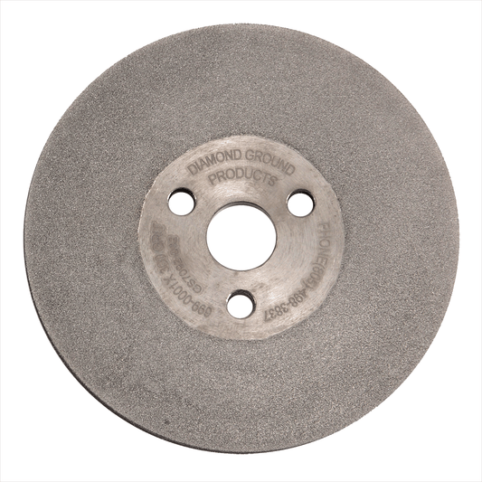 Diamond Ground 3.15" Steel 300 Grit Double Sided Grinding Wheel