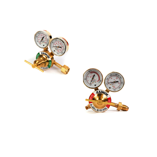 RADNOR™ Model 350D-540 Heavy Duty Oxygen And Model 360A-300 Heavy Duty Acetylene Single Stage Regulators