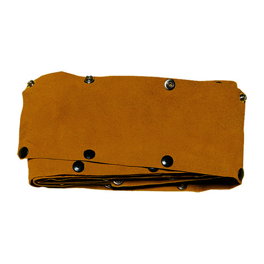 Tillman™ Model 581V25 1 1/4" X 25' Bourbon Brown Cowhide Leather Heavy-Duty Cable Cover With Hook & Loop Closure down the Entire Length