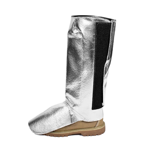 National Safety Apparel X-Large Silver/Gray OPF/Aluminized Para-Aramid Leggings With Hook And Loop