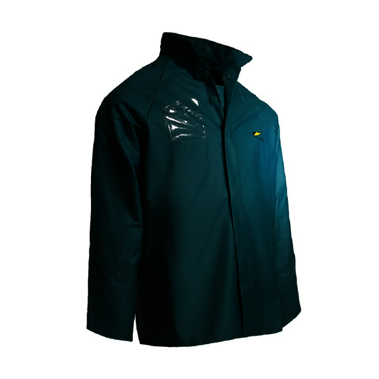 Dunlop® Protective Footwear X-Large Green Sanitex .35 mm Nylon, Polyester, And PVC Coat/Jacket